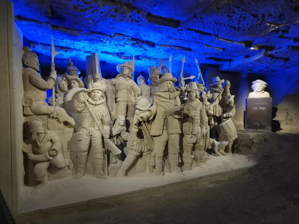 Audio guide at Mergelrijk caves